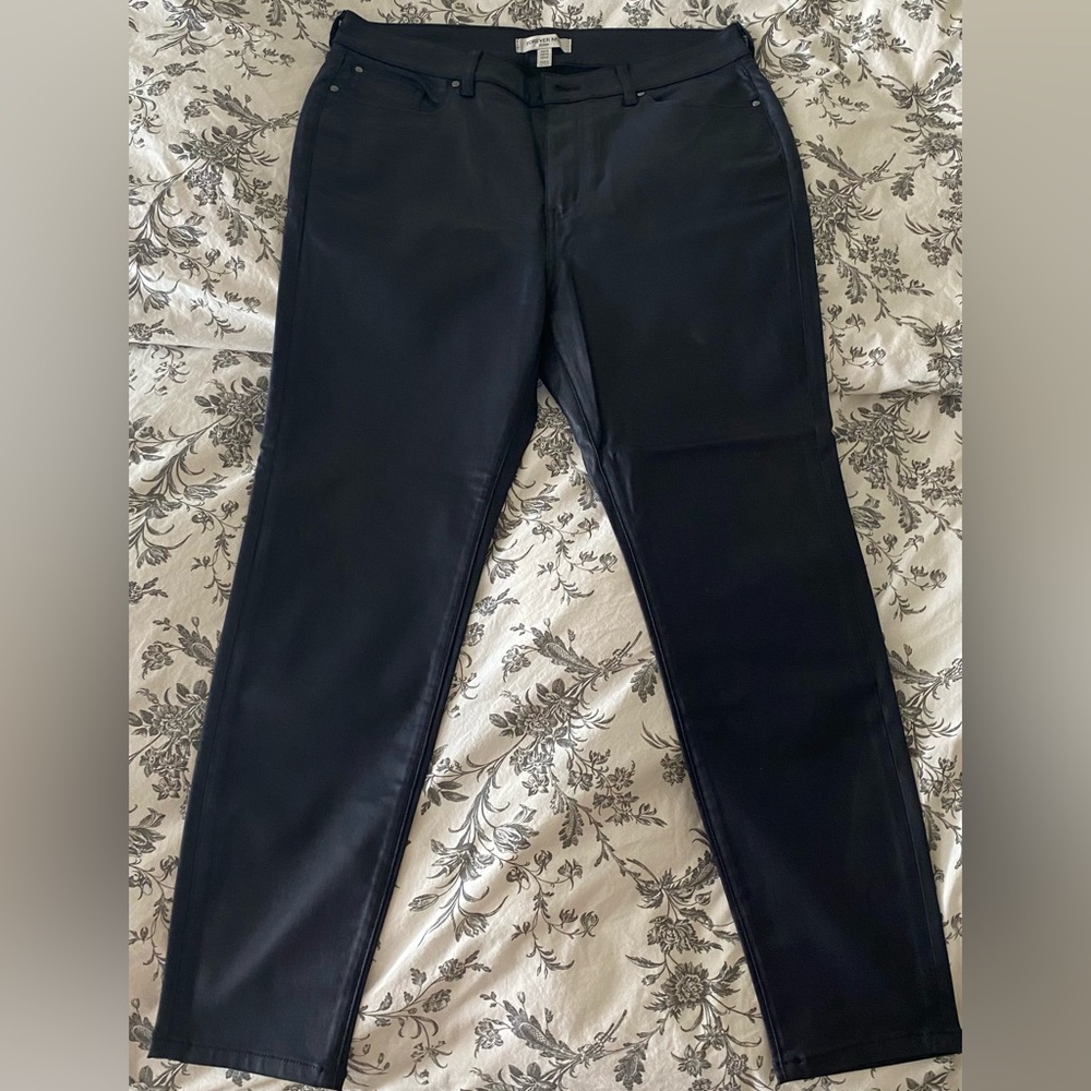 Ever New Bella coated skinny jeans.